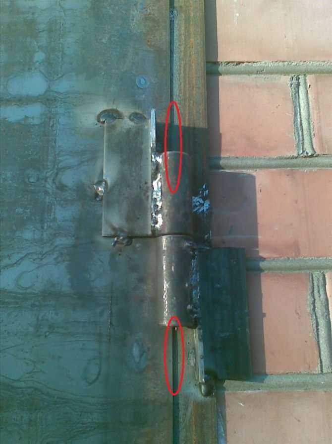 Как правильно приварить петли на металлическую дверь в домашних условиях