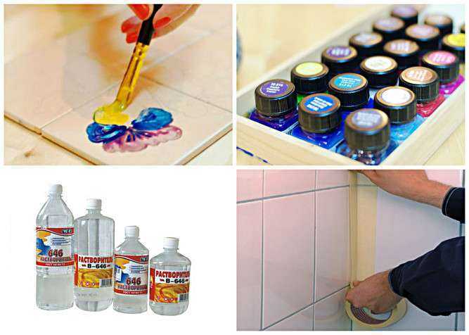 Какую краску использовать для плитки в ванной