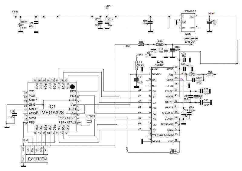 Цифровой usb осциллограф из компьютера. схема и описание