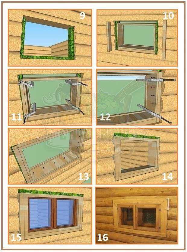 Размер окна в бане: какие бывают варианты - в предбанник, в комнате отдыха, в парилке