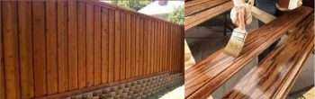 Защитные покрытия для деревянного забора своими руками, особенности ухода за деревянным забором