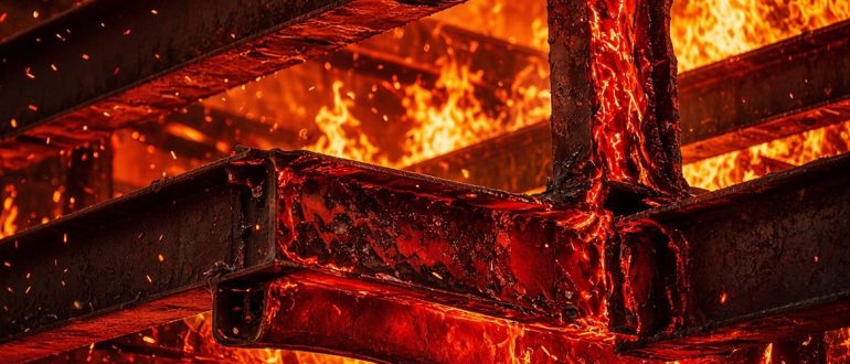 Почему сталь теряет прочность при пожаре быстрее, чем думают