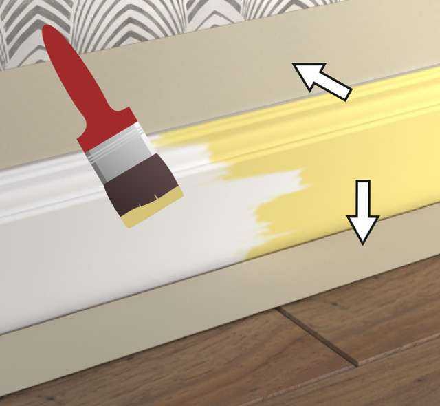 Краска для потолочных плинтусов: как покрасить под золото, видео-инструкция по покраске своими руками, фото