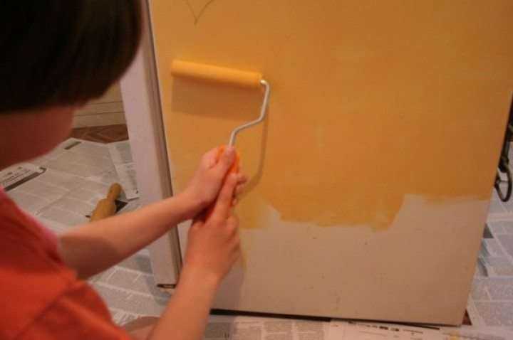 Покраска холодильника: выбор краски и техника нанесения