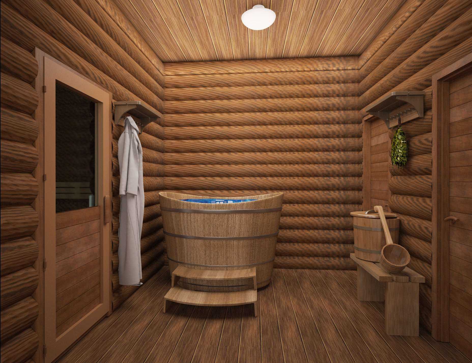Помывочная в бане с душем - дизайн интерьеров, фото журнал remontgood.ru