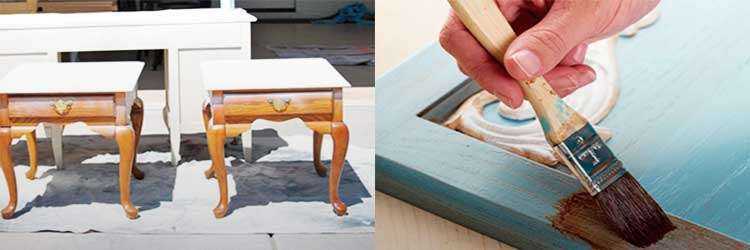 Как покрасить лакированную мебель этапы работы