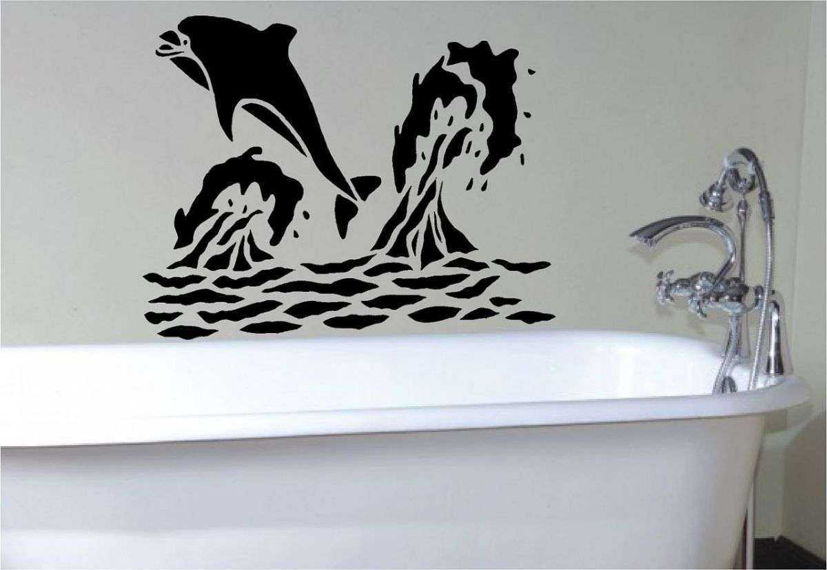 Трафареты для ванной комнаты позволяют создать уникальный декор и сделать дизайн особенным Как сделать трафареты своими руками, что стоит учесть и какие есть альтернативы
