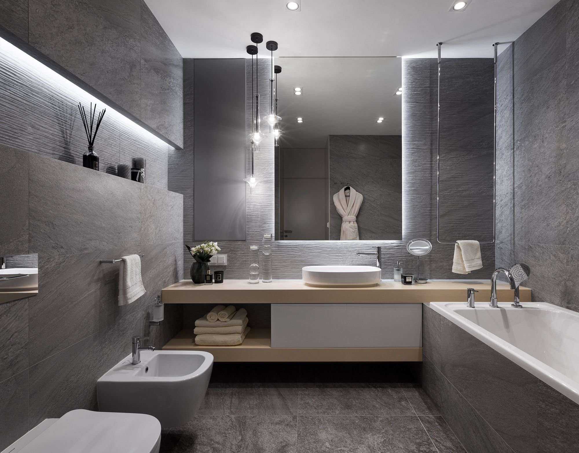 Стили интерьеров ванных комнат: современный, арт деко и т.д.