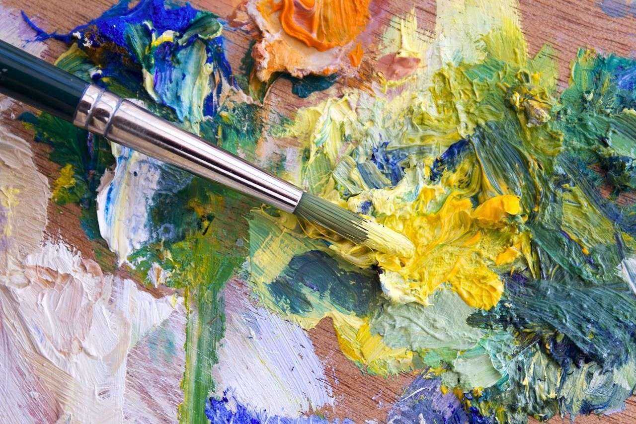 Как писать картины в мазковой технике акриловыми красками