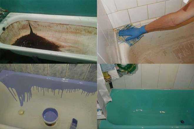 Как обновить покрытие чугунной ванны своими руками правильно