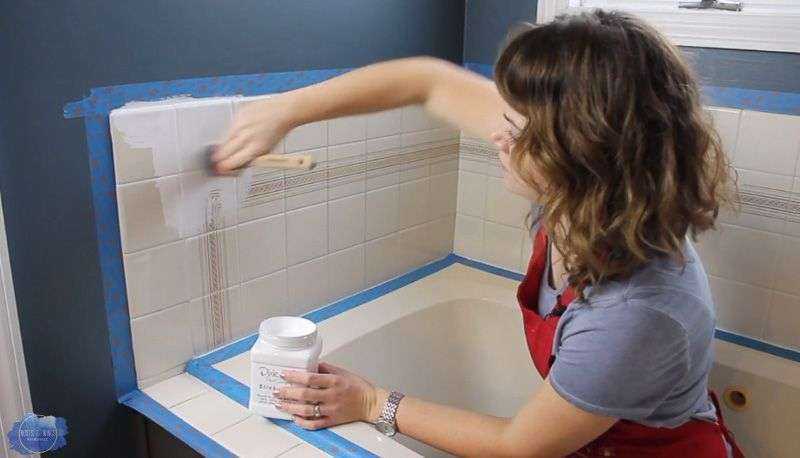 Как покрасить кухонный фартук из плитки - инженер пто