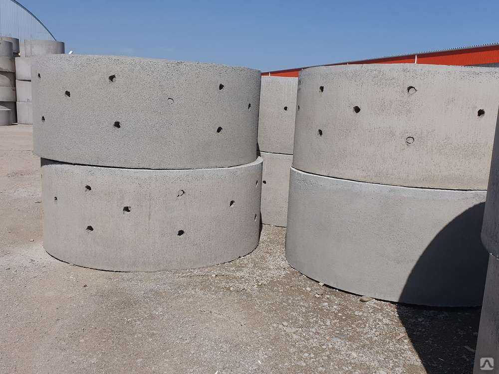 Канализация из бетонных колец и ее схема