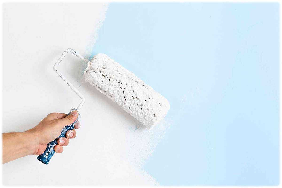 Как правильно красить стены без разводов: инструкция по покраске стен валиком