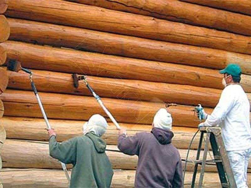 Какие материалы используются для окрашивания внутренних стен деревянного дома