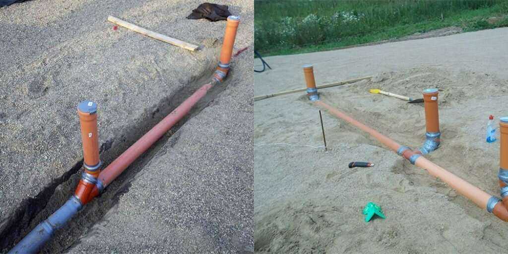Прокладка канализационных труб в земле: технология монтажа, правила и нормы