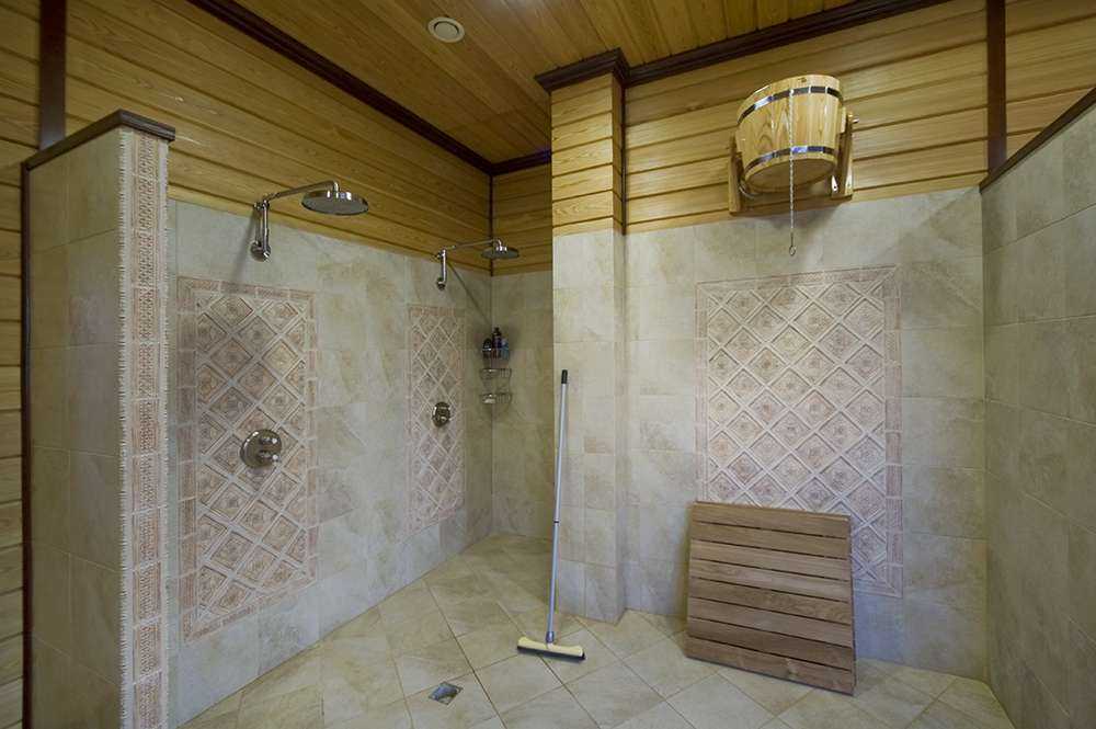 Моечная и помывочная в бане интерьер +75 фото примеров дизайна
