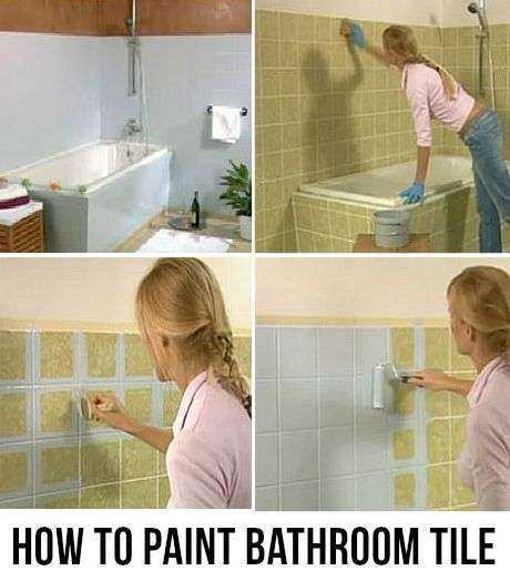 Как покрасить плитку в ванной: преображение, но минимум затрат