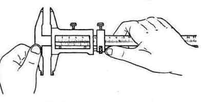 Измерения штангенциркулем