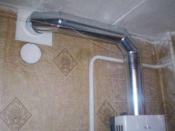 Труба для газовой колонки: правила устройства вытяжных труб в квартире, трубы от колонки в дымоход