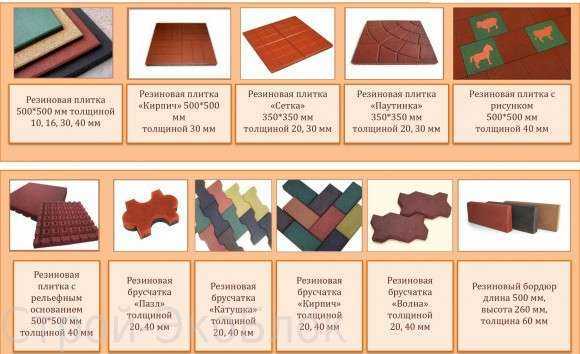 Технические характеристики плитки из резиновой крошки. рекомендации по очистке. инструкция по укладке резиновой плитки.