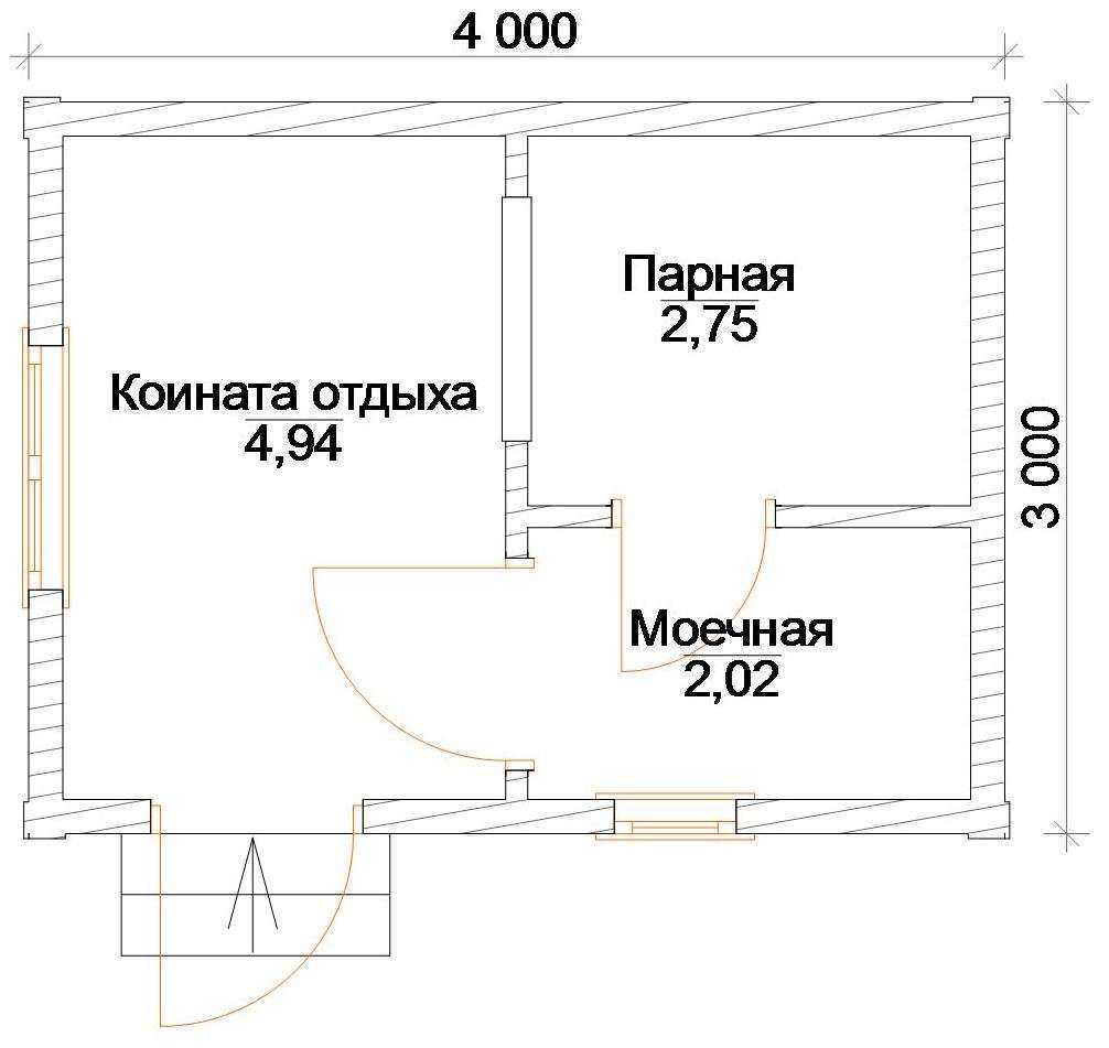 Баня размером 3 на 6 - планировка (52 фото) оформление конструкции площадью 6 на 3 внутри, постройка