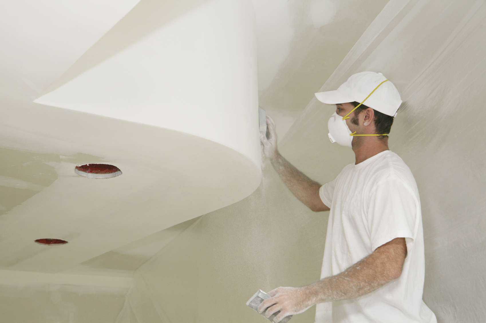 Шпаклевание потолка из гипсокартона под покраску — детальное руководство по выполнению работ