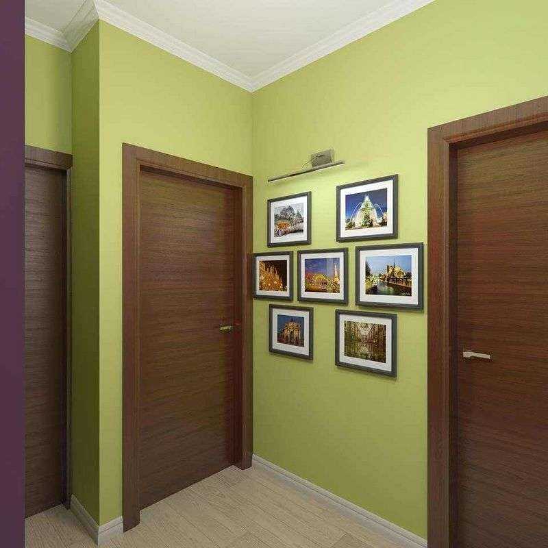 Покраска стен в коридоре в квартире: какие выбрать материалы и оттенки цвета, как провести процедуру своими руками и фото дизайна