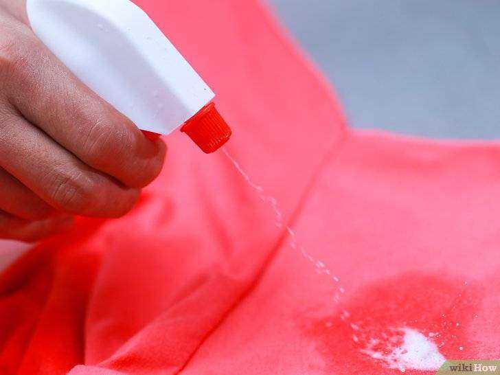 Как отстирать краску с одежды