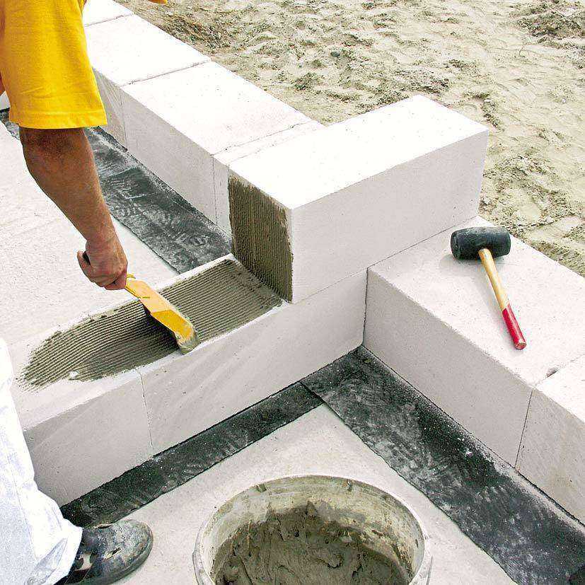 Блоки из пористого бетона