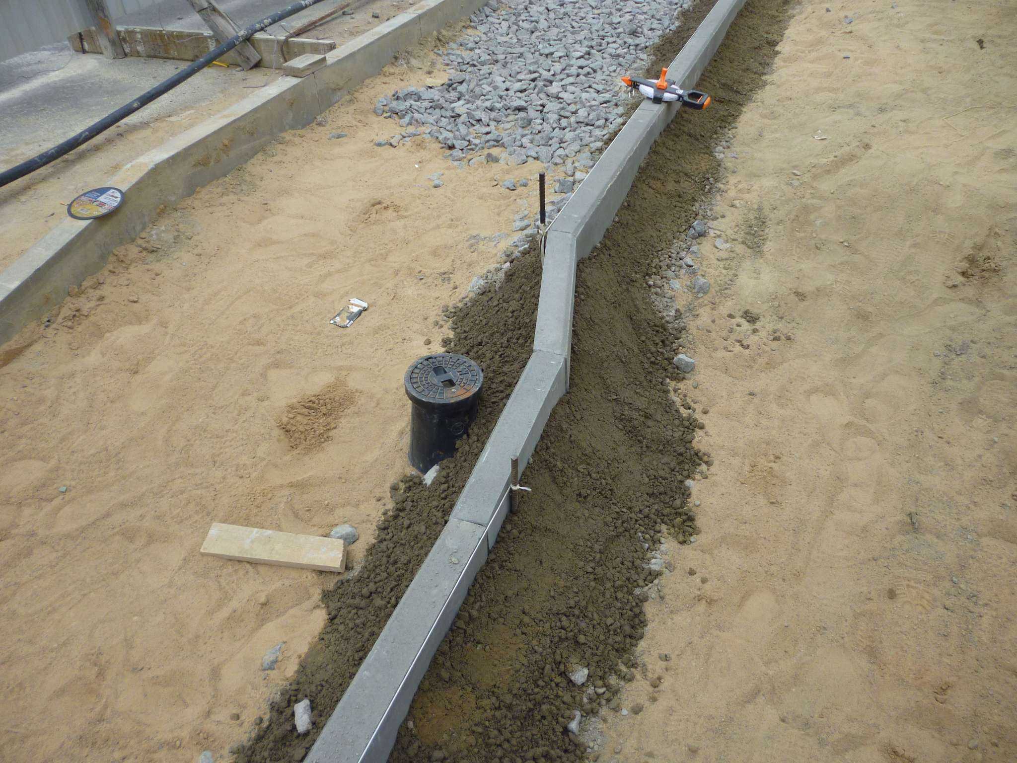 Нормы расхода бетона при установке бортового камня