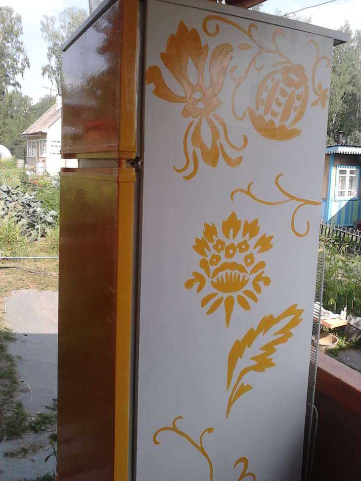 Как покрасить холодильник?