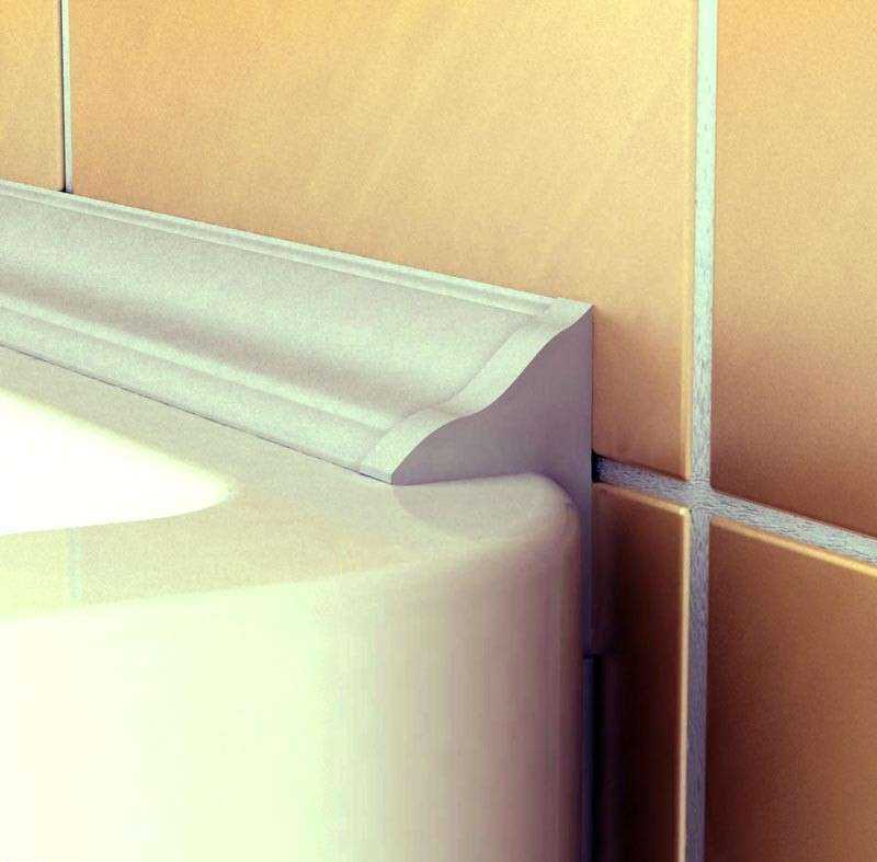 Бордюрная лента для ванной: простой, но надежный способ герметизации стыков