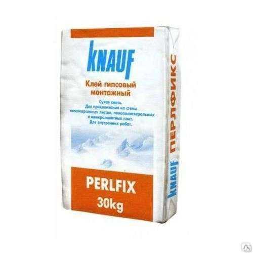 Клей knauf perlfix — технические характеристики и расход на 1 кв. м, гипсовый монтажный состав по 30 кг в упаковке, инструкция к применению