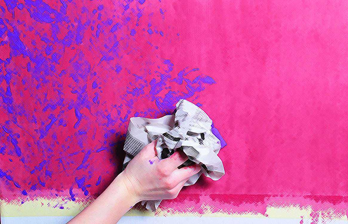 Как правильно наносить краску с помощью губки. отделка стен: техника нанесения краски губкой как покрасить губкой